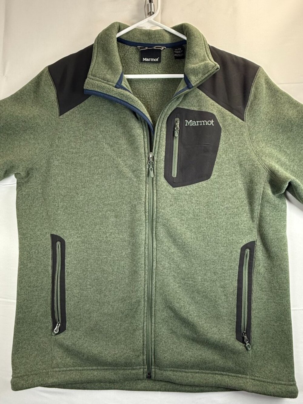 Marmot Wrangell Fleece Polartec Jacket XL Full Zip Hiking Durable Outdoor Warm